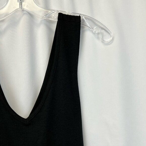 Emerald Sundae Womens Jumpsuit Black Stretch V Neck Sleeveless Straight Leg S - Picture 7 of 11